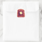 Toast! Ronde Sticker (Tas)