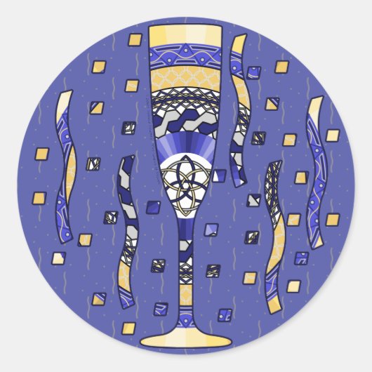 Toast Sticker nieuwjaar (Voorkant)