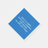 toast van blauwe wijn servet (Hoek)