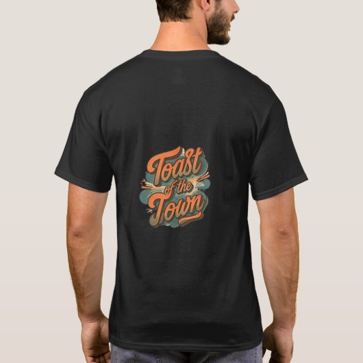 Toast van de stad t-shirt (Achterkant)