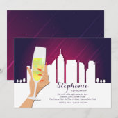 Toast van de stad Uitnodiging (Voorkant / Achterkant)