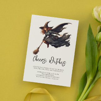 Toast van heksen | Chique Halloween Dames Nacht Kaart