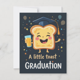 Toast voor eindexamenkaart, grappige woordspeling feestdagenkaart