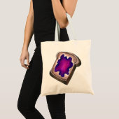 Toast w/Grape Jelly Jam Breakfast Food Tas (Voorkant (product))