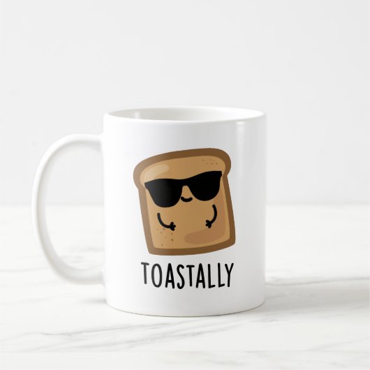 Toastally Grappig Toast Brood Pun Koffiemok (Links)