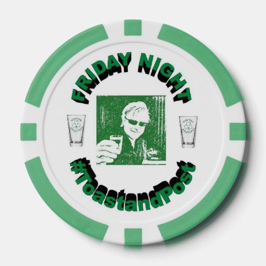 #ToastandPost poker chip (Voorkant)