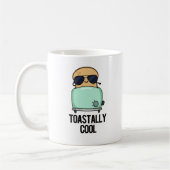 Toastastisch Cool Funny Toast Pun Koffiemok (Links)