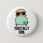 Toastastisch Cool Funny Toast Pun Ronde Button 5,7 Cm (Voorkant)