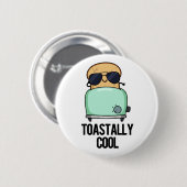 Toastastisch Cool Funny Toast Pun Ronde Button 5,7 Cm (Voorkant /achterkant)