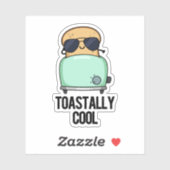 Toastastisch Cool Funny Toast Pun Sticker (Vel)
