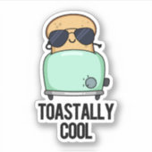 Toastastisch Cool Funny Toast Pun Sticker (Voorkant)