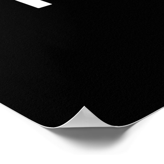 Toastastisch koel Funny Toast Pun Dark BG Poster (Hoek)