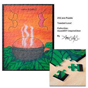 Toasted Love muackS!!! - AmaSilyS - 252 stuks Kuns Legpuzzel