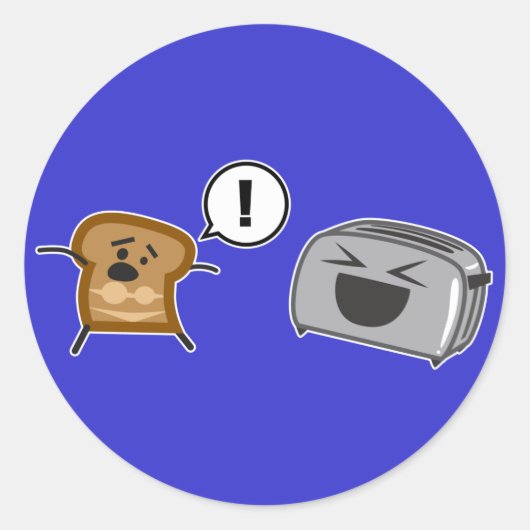 Toasted Tanlines Ronde Sticker (Voorkant)