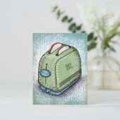 Toaster Briefkaart (Staand voorkant)