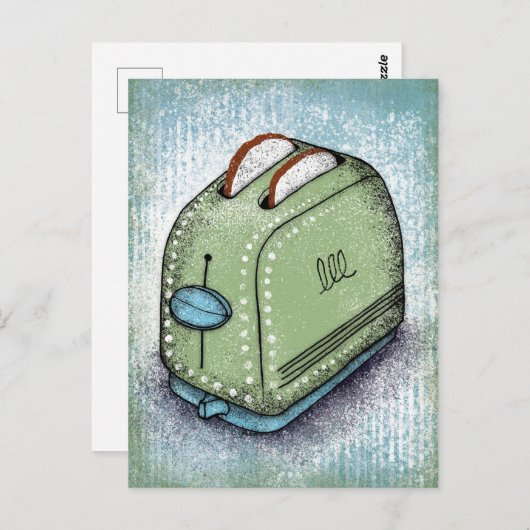 Toaster Briefkaart (Voorkant / Achterkant)