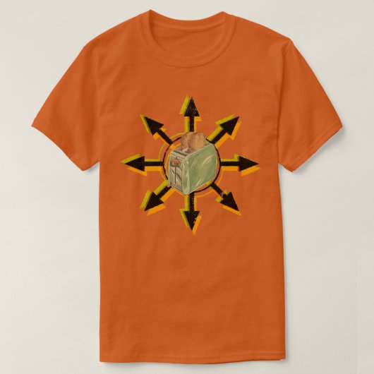 Toaster Chaos T-shirt (Design voorkant)