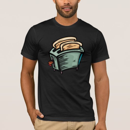 Toaster Mannen T-Shirt (Voorkant)