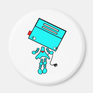Toaster meisje magneet