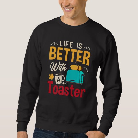 Toaster Oven Toasta Toast Maker Pun Trui (Voorkant)