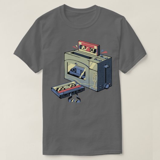 Toaster Tape muziek van Tobe Fonseca T-shirt (Design voorkant)