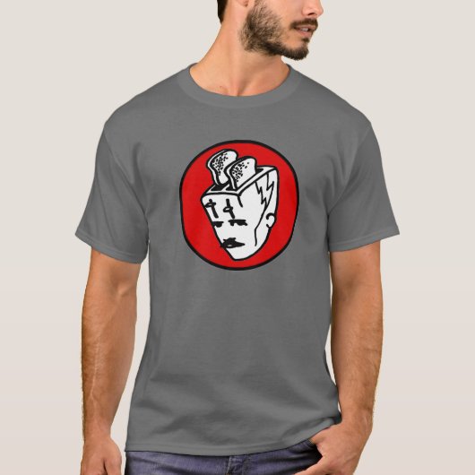 Toasterhead Tesla Red2 T-shirt (Voorkant)