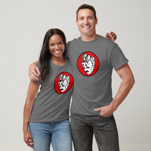 Toasterhead Tesla Red2 T-shirt (Unisex)