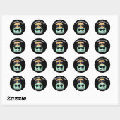 Toasterly Heet Grappige Toaster Grappenmaker Donke Ronde Sticker (Vel)