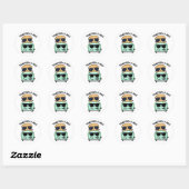 Toasterly Heet Grappige Toaster Grappenmakerij Ronde Sticker (Vel)