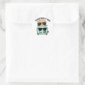 Toasterly Heet Grappige Toaster Grappenmakerij Ronde Sticker (Tas)