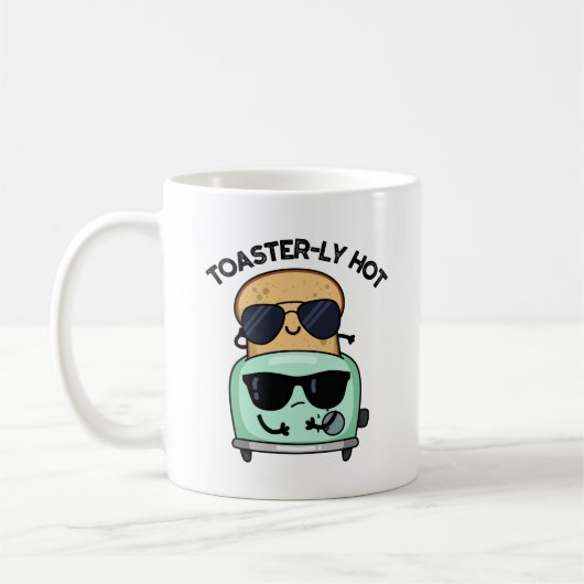 Toasterly Hot Funny Toaster Pun Koffiemok (Links)