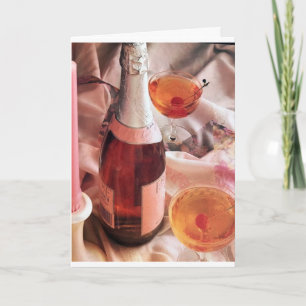 TOASTING ***U** EN VERZENDING VAN CHRISTMAS "CHEER KAART