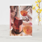 TOASTING ***U** EN VERZENDING VAN CHRISTMAS "CHEER KAART (Gele Bloem)