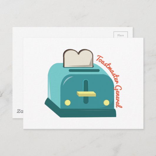 Toastmaster-generaal Briefkaart (Voorkant / Achterkant)