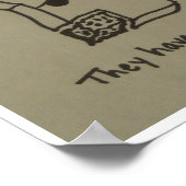 Toastpiraten hebben geen Peg Legs Poster (Hoek)