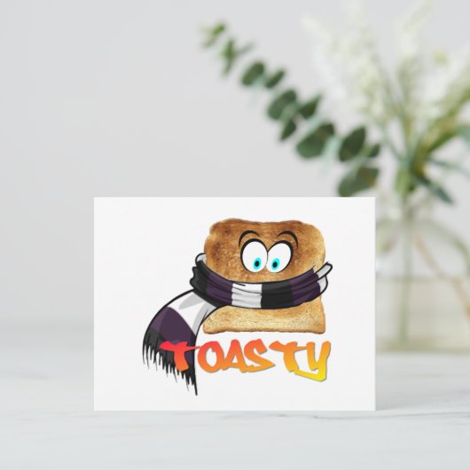 Toasty Bread Briefkaart (Staand voorkant)