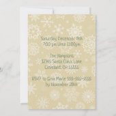 Toasty Cheers Kerstfeest uitnodiging (Achterkant)