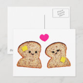 Toasty Love Briefkaart (Voorkant / Achterkant)