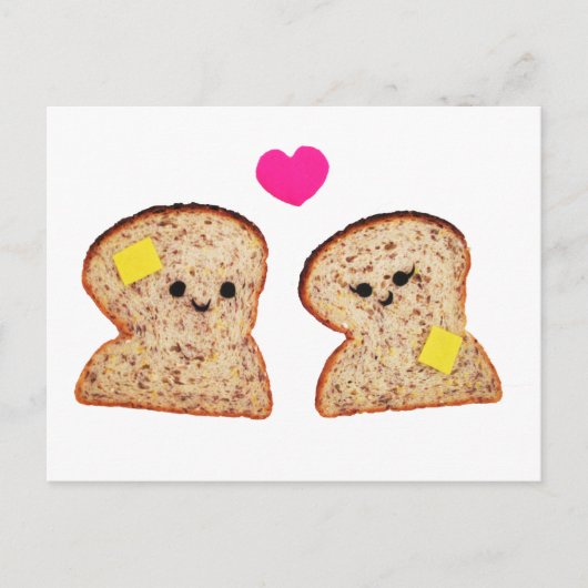 Toasty Love Briefkaart (Voorkant)