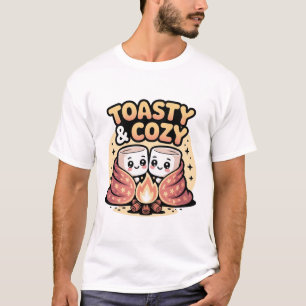 Toasty Marshmallows Grappig Kamperen T-shirt