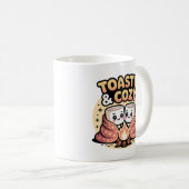 Toasty Marshmallows Grappige Voedselgrap Koffiemok (Voorkant rechts)