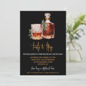 Toasty & Tipsy, Scotch, Vakantie Cocktail Party Kaart (Staand voorkant)