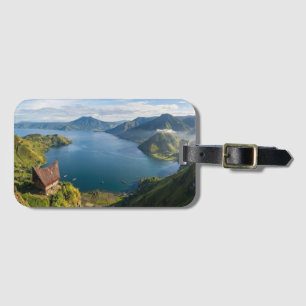 Toba meer Sumatra Indonesië Vulkanisch landschap Bagagelabel