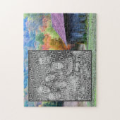 Tobacco Barn Autumn Foliage Uw foto toevoegen Legpuzzel (Verticaal)