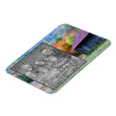 Tobacco Barn Autumn Foliage Uw foto toevoegen Magneet (Linkerzijde)