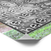 Tobacco Barn Autumn Foliage Uw foto toevoegen Poster (Hoek)