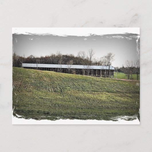 Tobacco Barn Briefkaart (Voorkant)