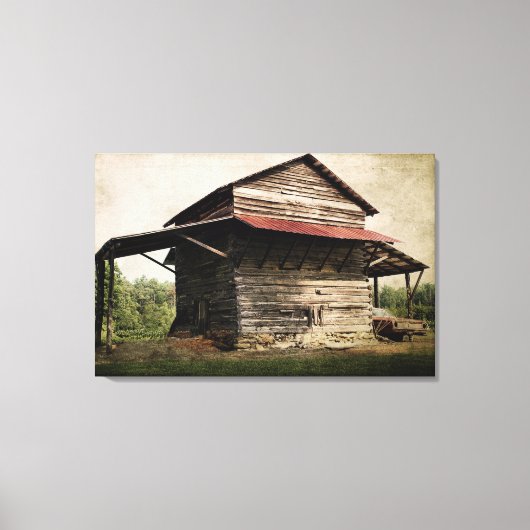 Tobacco Barn Canvas Afdruk (Voorkant)