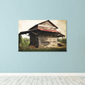 Tobacco Barn Canvas Afdruk (Insitu (Houten vloer))