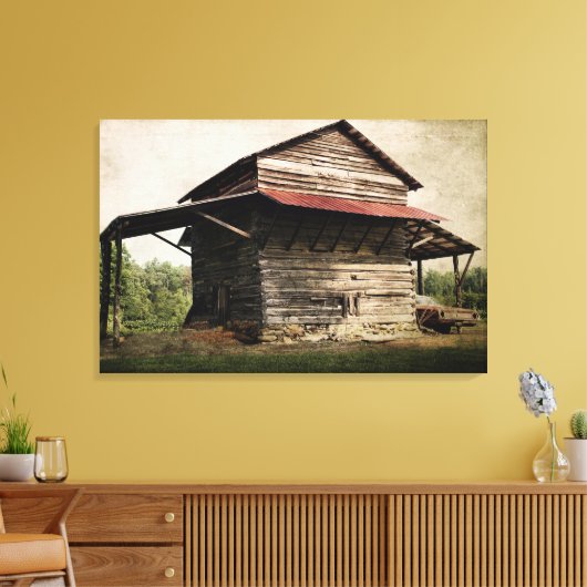 Tobacco Barn Canvas Afdruk (Insitu (Woonkamer))